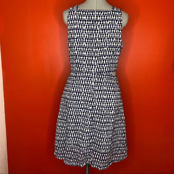 New York & Company Navy Blue Eyelet Pocket Dress - Picture 4 of 4